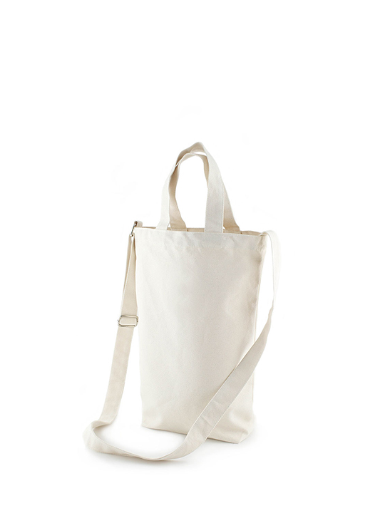 12oz Canvas Day Tote bag with adjustable strap 