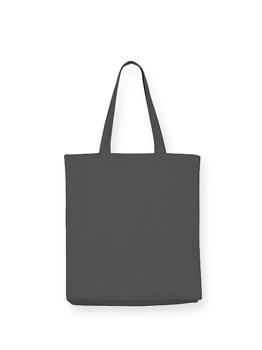 Recycled Cotton Canvas Mid Tote Bag with Inside Pocket