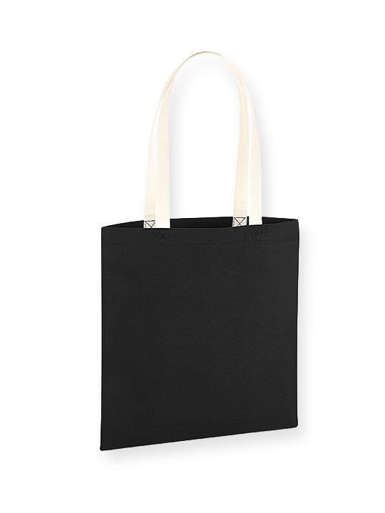 Premium Heavy weight Organic Canvas Tote bag with Contrast handles