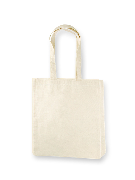 8oz Natural Canvas Tote with Gusset