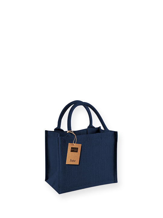 Jute mini gift bag