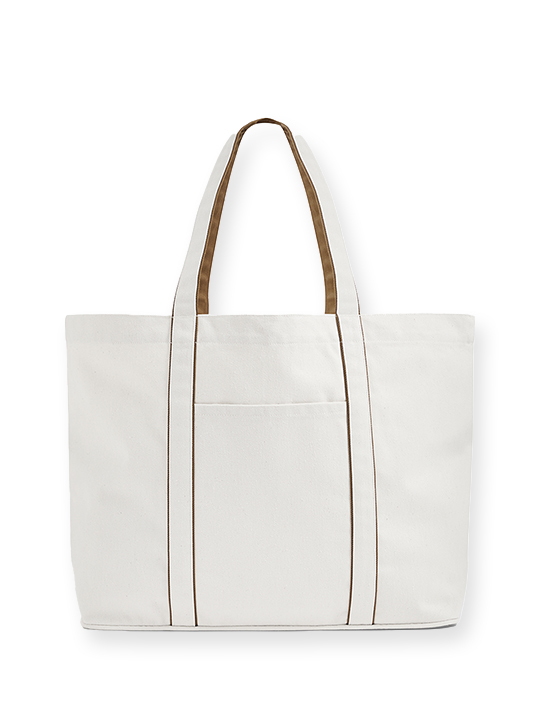 Large Courtside tote bag with magnetic closure 
